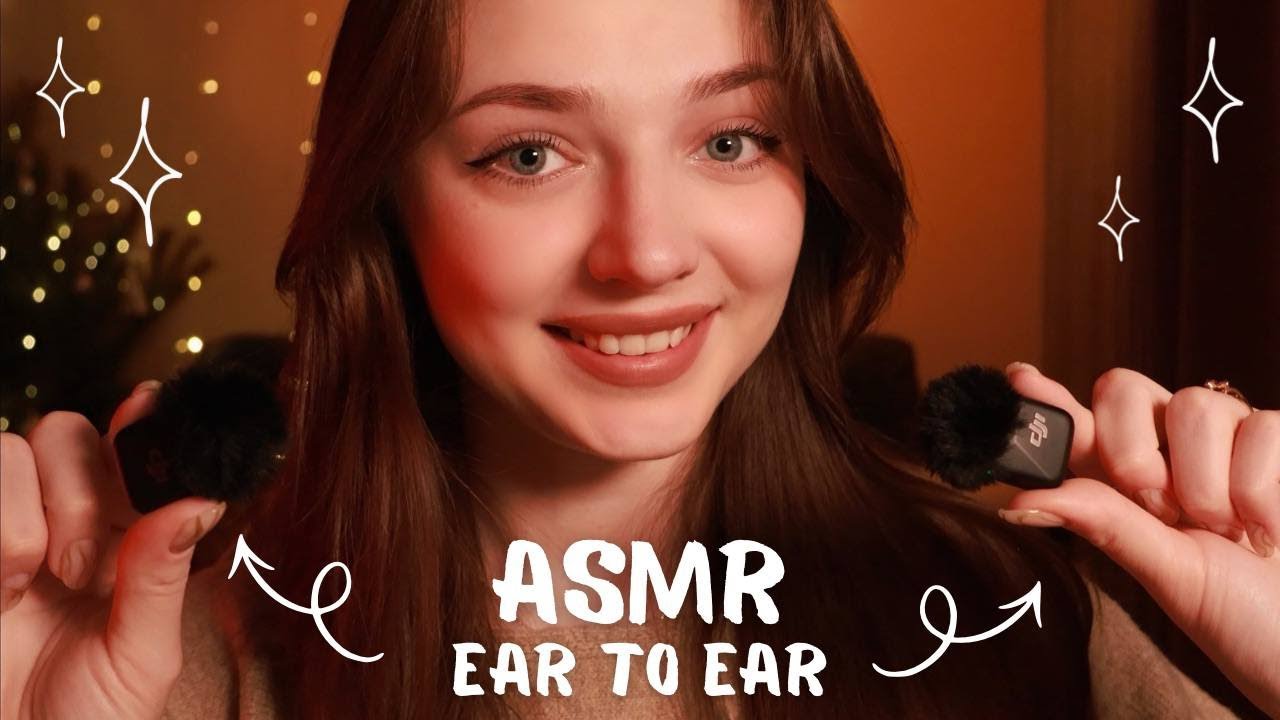 Relaxing ear-to-ear ASMR 🥰