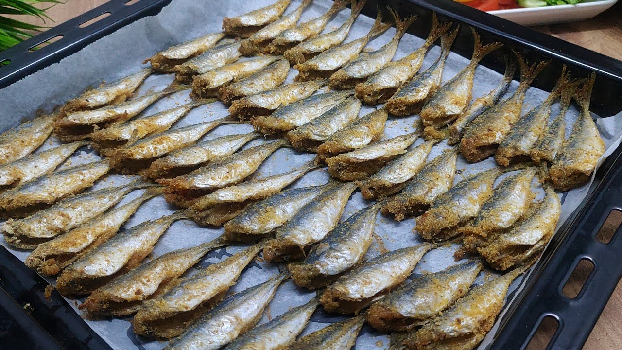 Az Zamanım olunca Balığı Hep Bu yöntem ile yapıyorum🖐️Koku yok Uğraşmak Yok ❗Fırında İstavrit