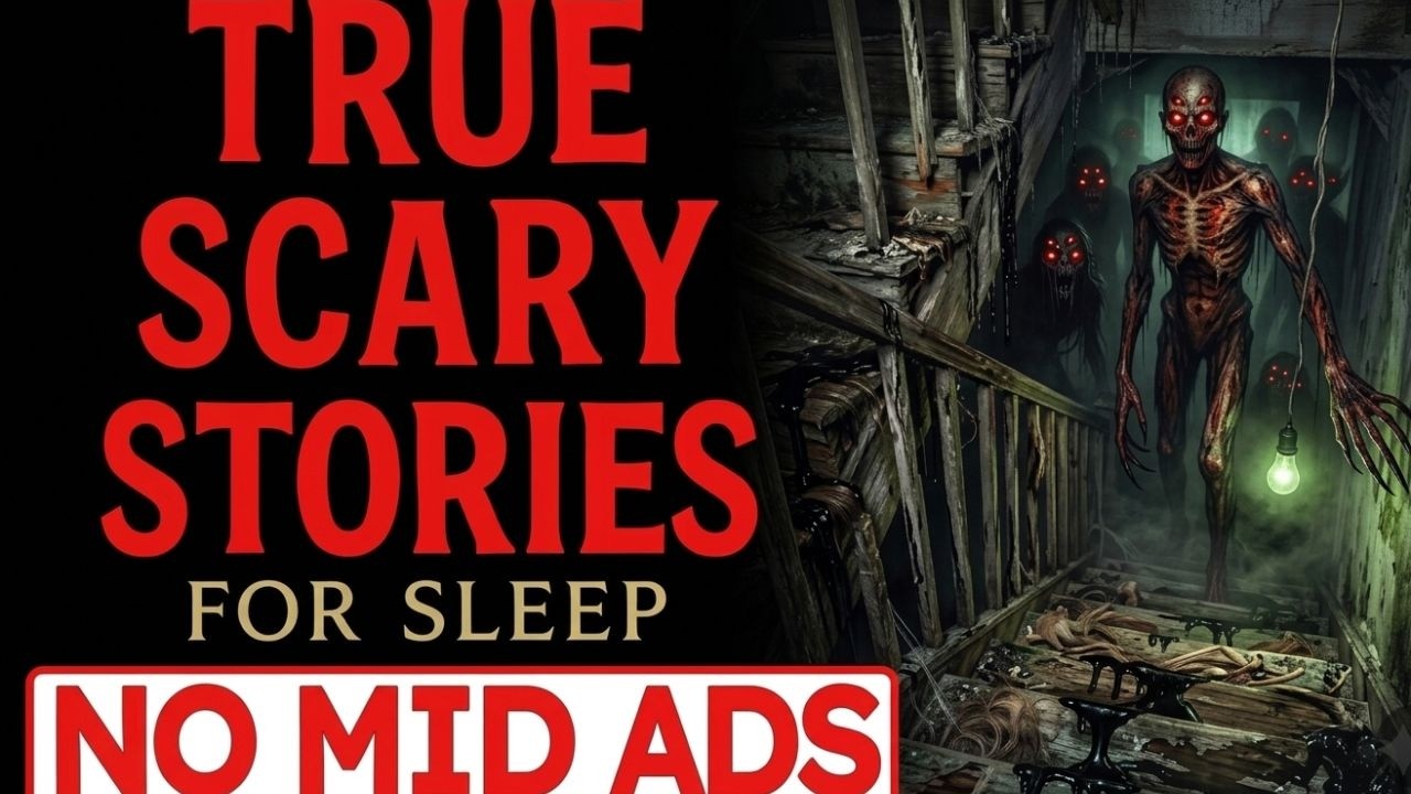 NO ADS 🛑 2 HOURS of 12 TRUE Scary Stories for Sleep | Rain Sounds | Black Screen |  Ep.50