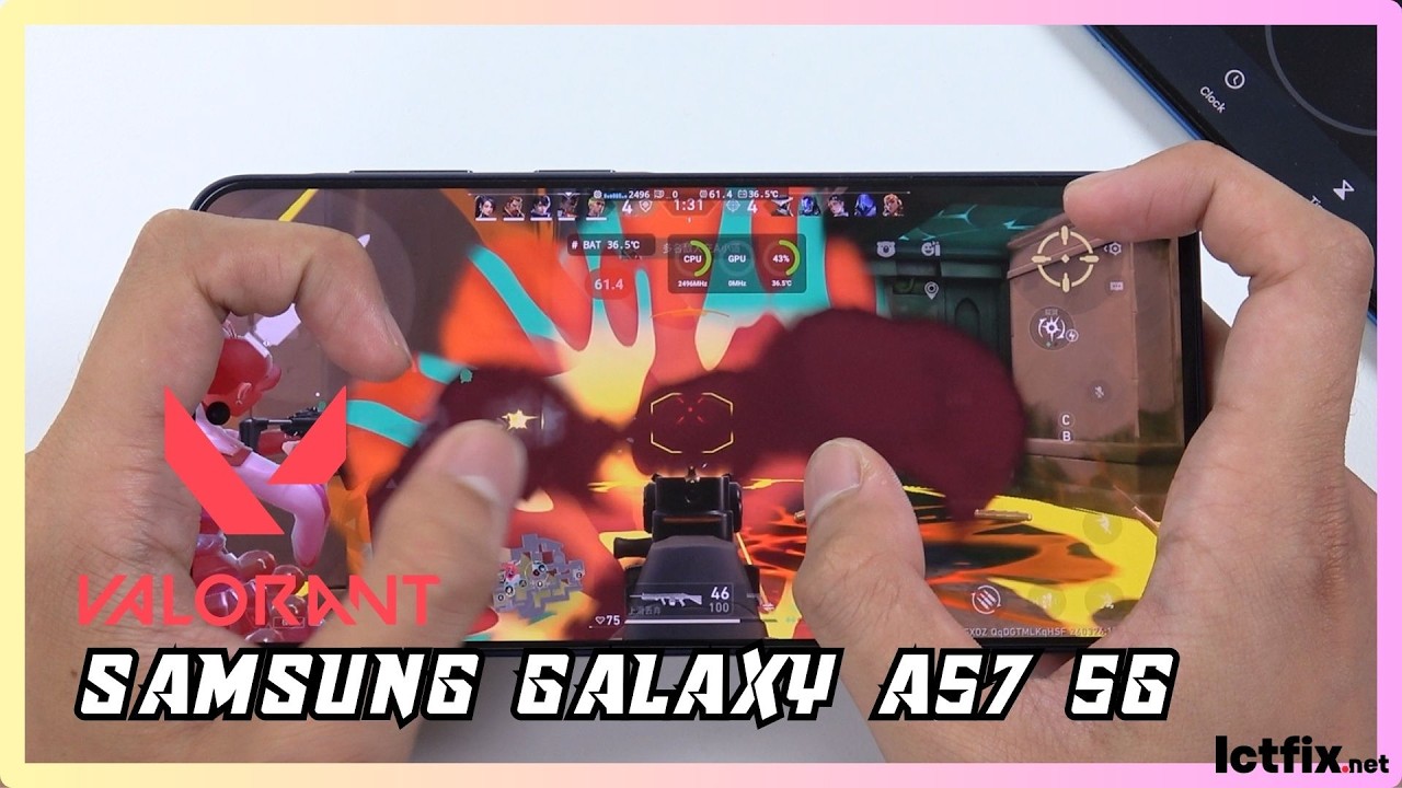 Samsung Galaxy A57 5G Valorant Gaming Test | Exynos 1680, 120Hz Display