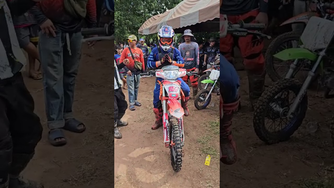 motor grasstrack thailand memang beda 😱🔥 #motortrail  #motocross #motoroffroad #enduro