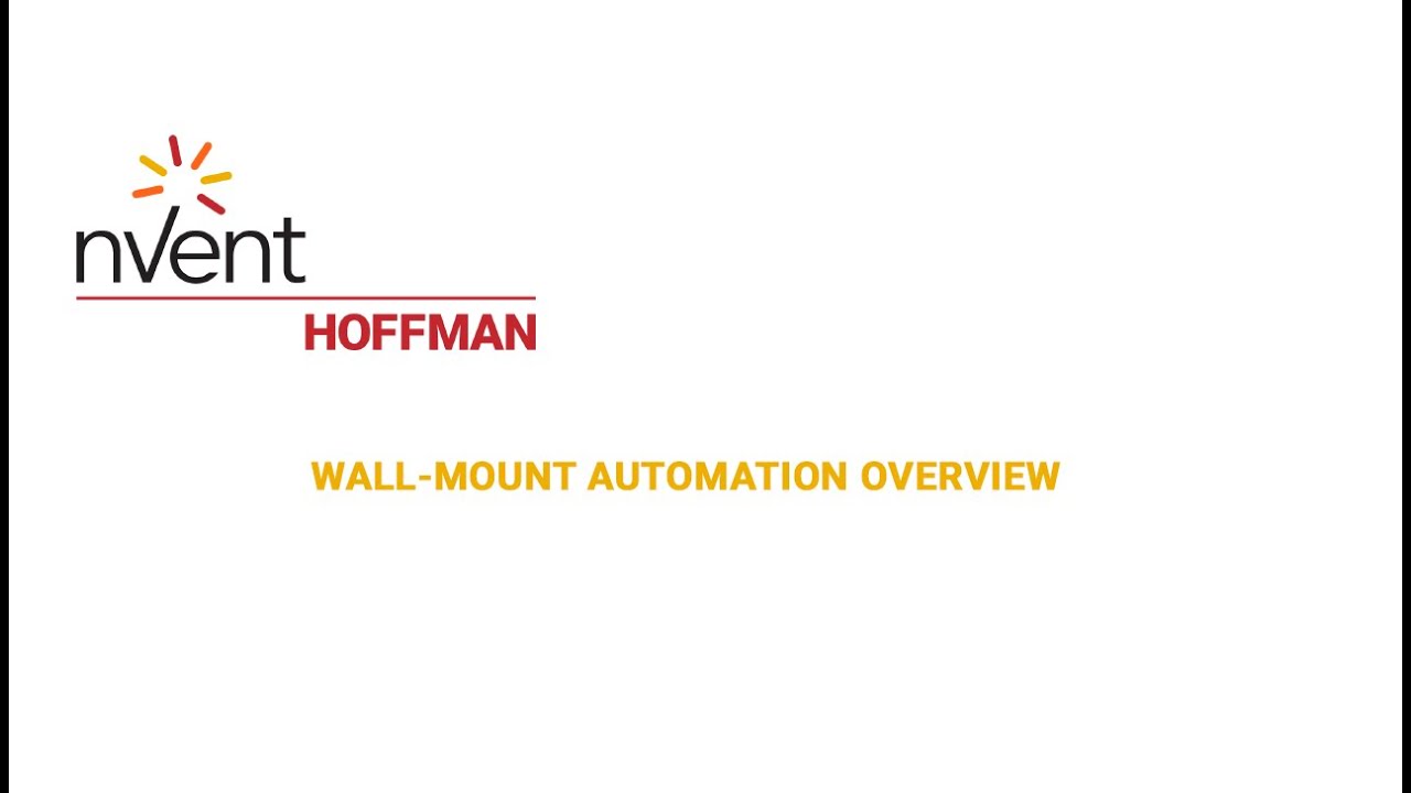 Wall-mount Automation Overview | nVent HOFFMAN