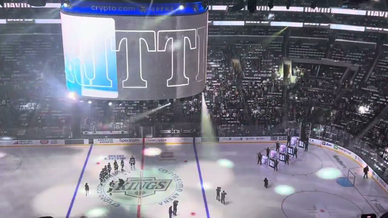 2024-25 Los Angeles Kings season opener player introduction