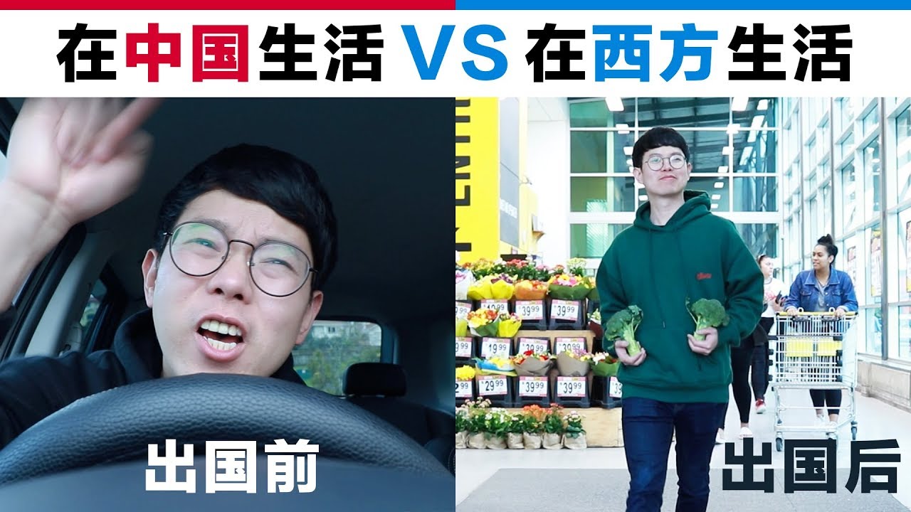 在中国生活VS在西方生活(出国前后)