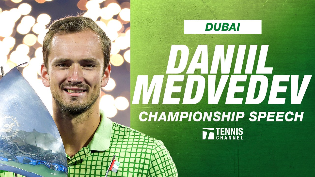 Daniil Medvedev Championship Speech | 2026 Dubai
