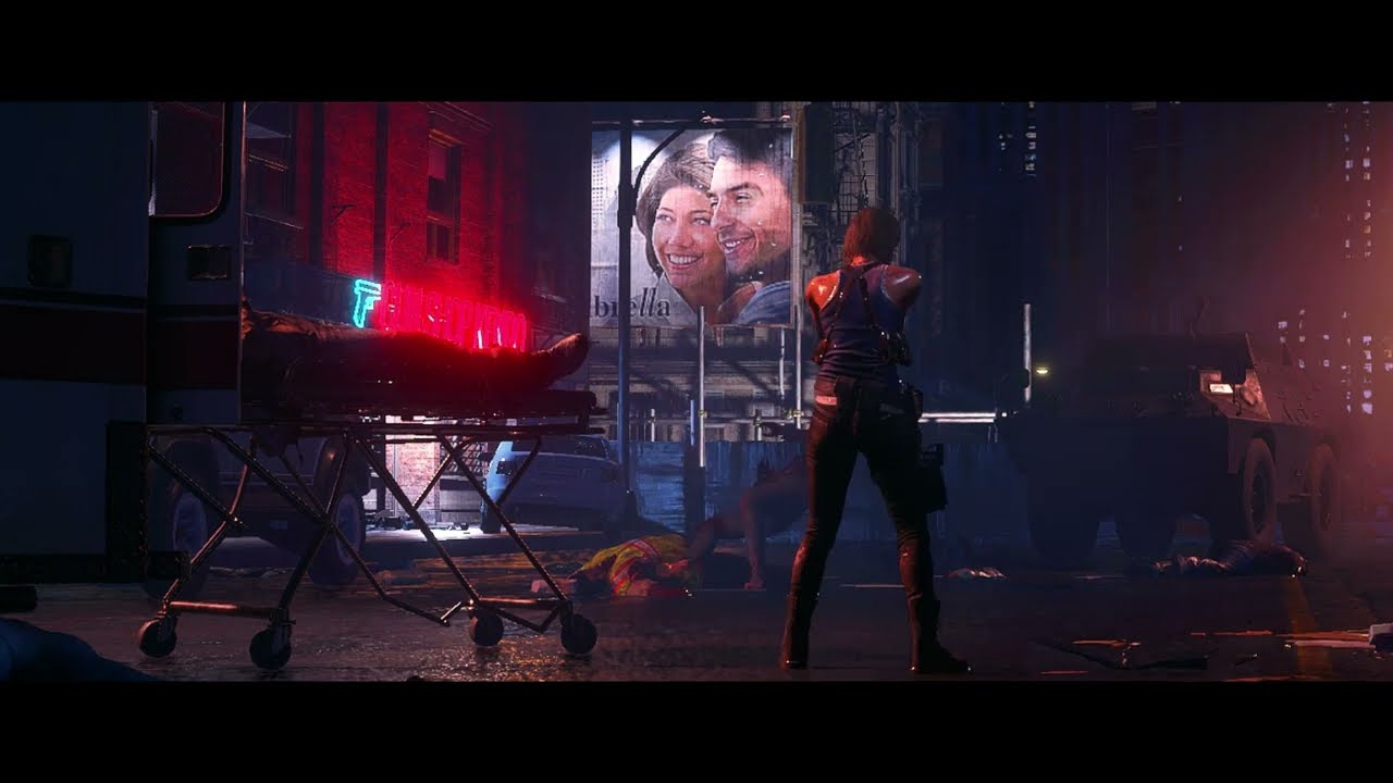 Jill and Carlos meet Kendo together - Resident Evil 3 game movie update