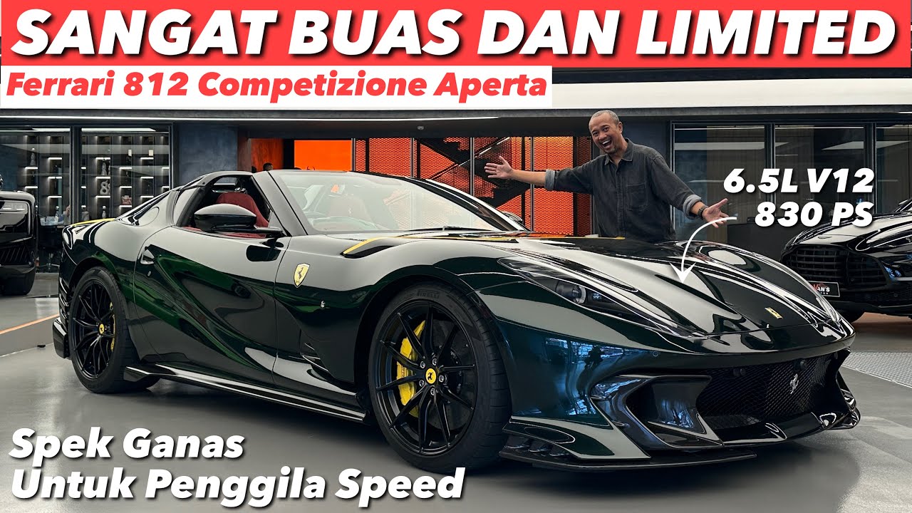 MAINAN CRAZY RICH PENGGILA SPEED | FERRARI 812 COMPETIZIONE APERTA