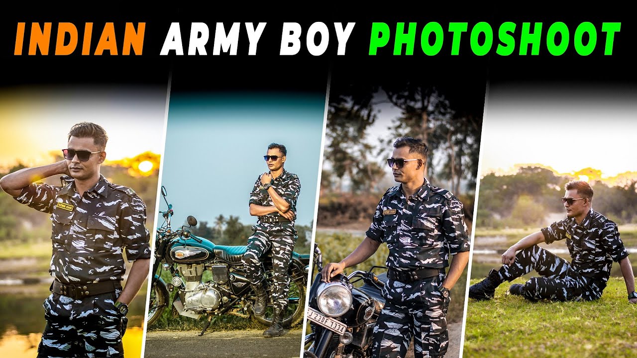 Indian Army Boy Poses | Nikon D3200 & 50mm 1.8 BTS - SK Pixel