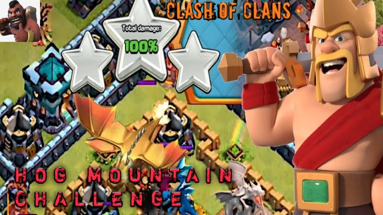 Hog Mountain Challenge | Clash of Clans | 3 Star Attack Strategy