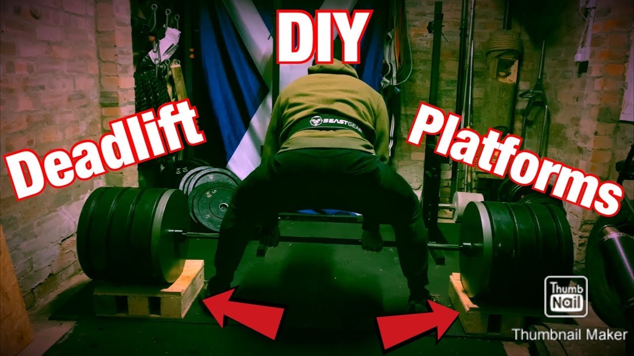 DIY Deadlift Platforms Homemade Deadlifts Blocks