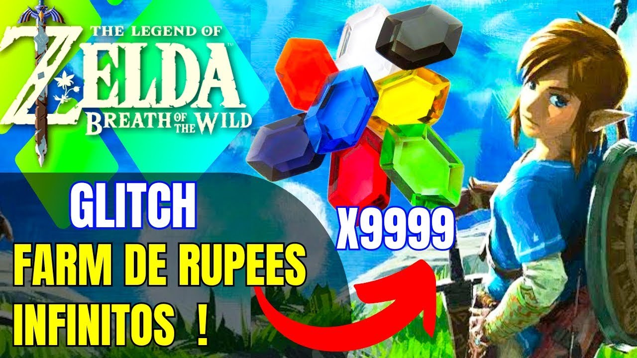 MELHOR FARMING DE RUPEES ZELDA BREATH OF THE WILD GLITCH