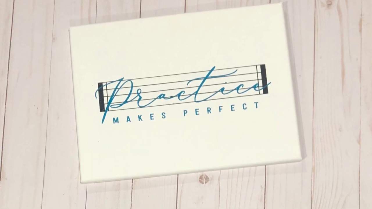 Chalk Couture Practice Makes Perfect #chalkart #DIY #easycrafts