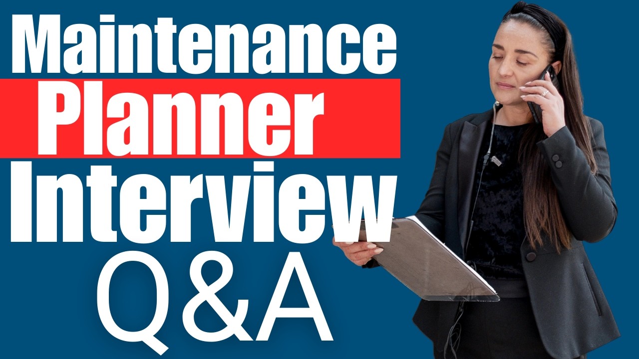 Maintenance Planner Interview Questions and Answers | Preparation For Maintenance Planner Interview