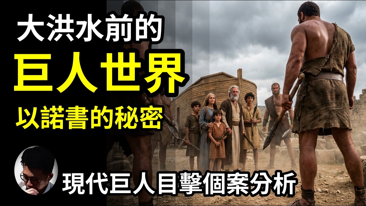 現代巨人目擊個案分析! 以諾與巨人的秘密對話: 揭露聖經大洪水前的巨人世界! 死海古卷的《以諾書》和《巨人之書》詳細描述了遠古巨人的秘密事跡，使我們更易理解創世記第六章關於巨人的內容【上帝的信徒】