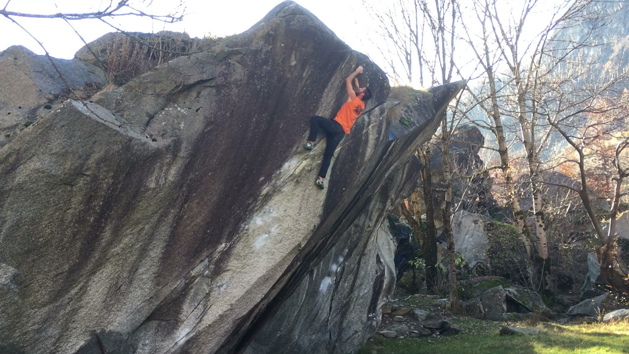 7b+ - Val masino - Tarzan e cita stand - Boulder 1V - 7b+