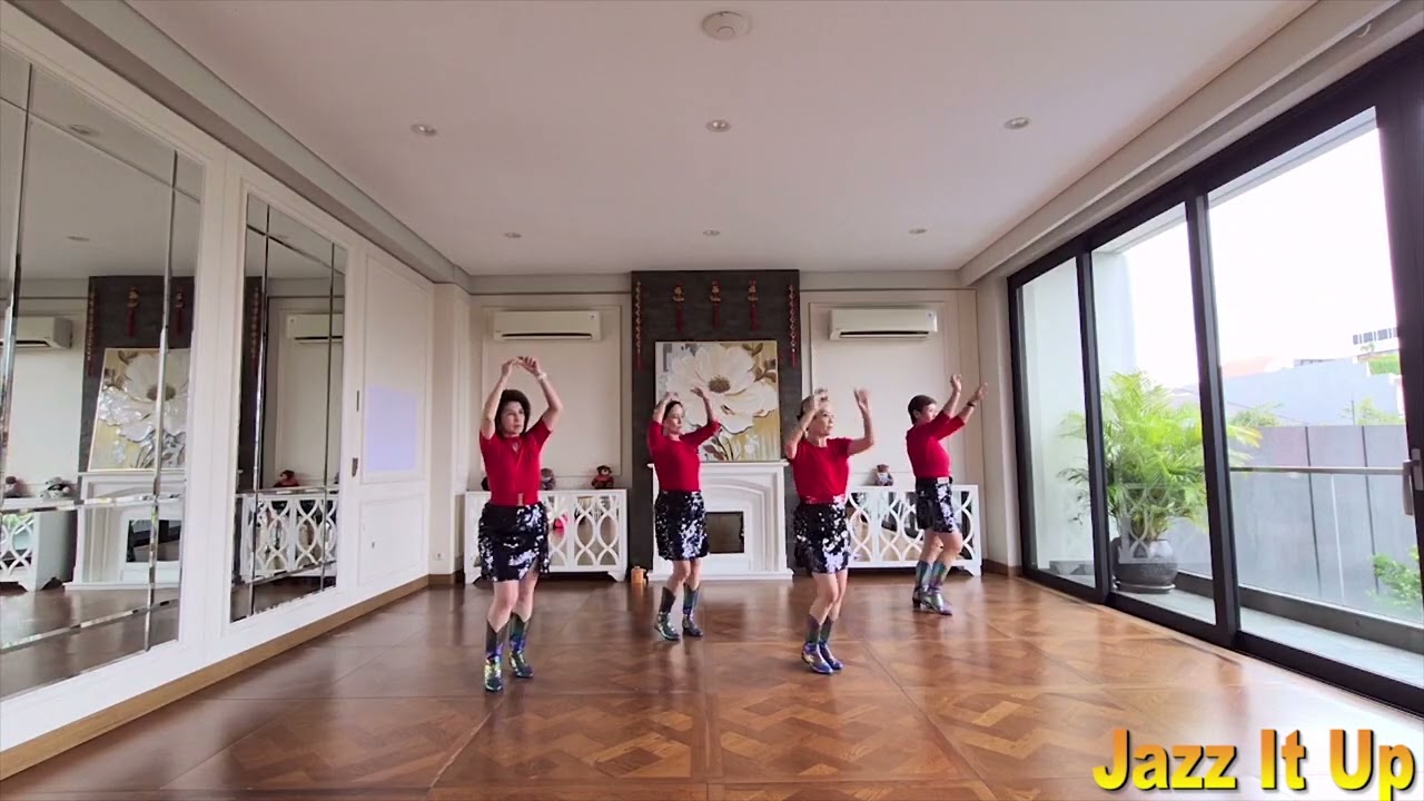 Jazz It Up - Linedance||Rob Fowler||Improver||Demo by Serenade.