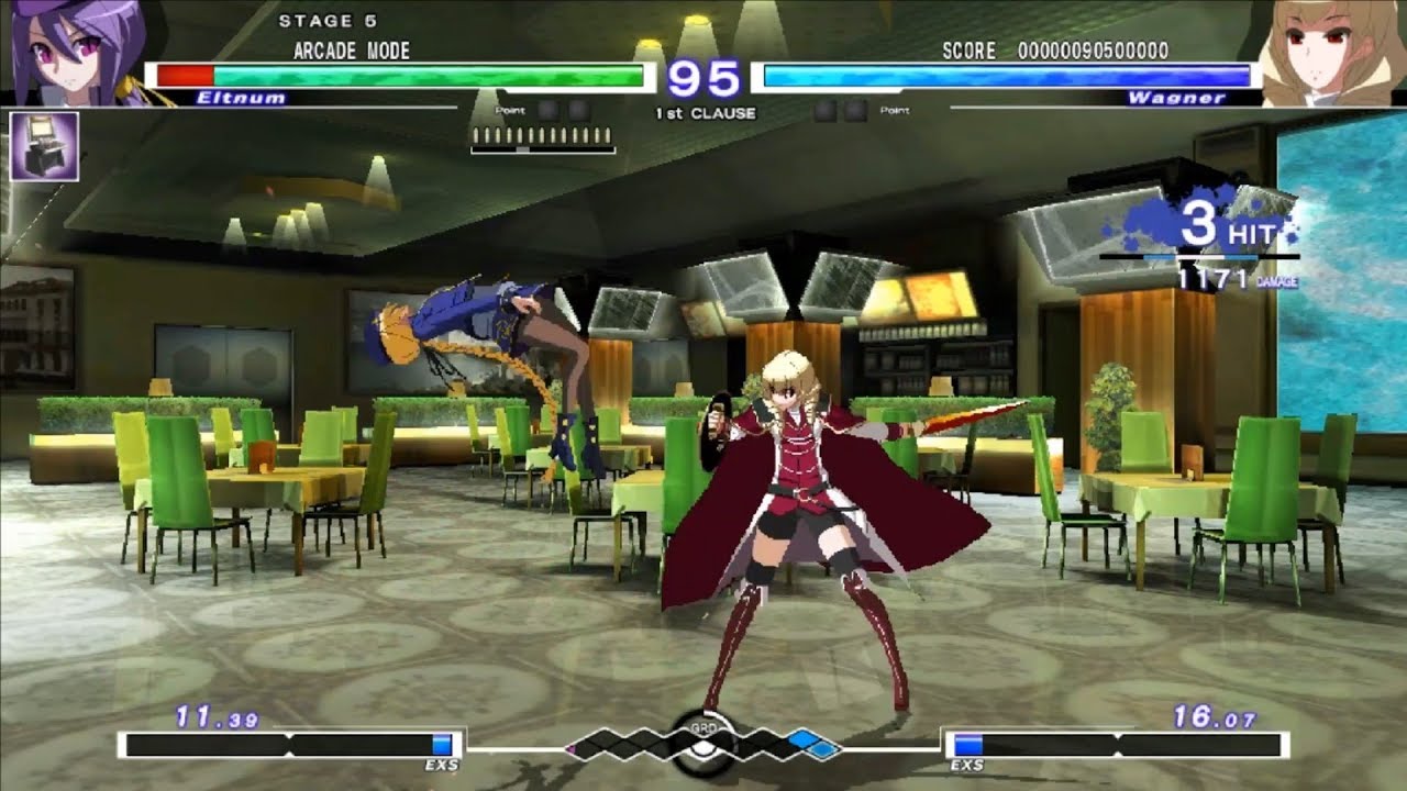 UNDER NIGHT IN-BIRTH Exe:Late[st] Vita Gameplay
