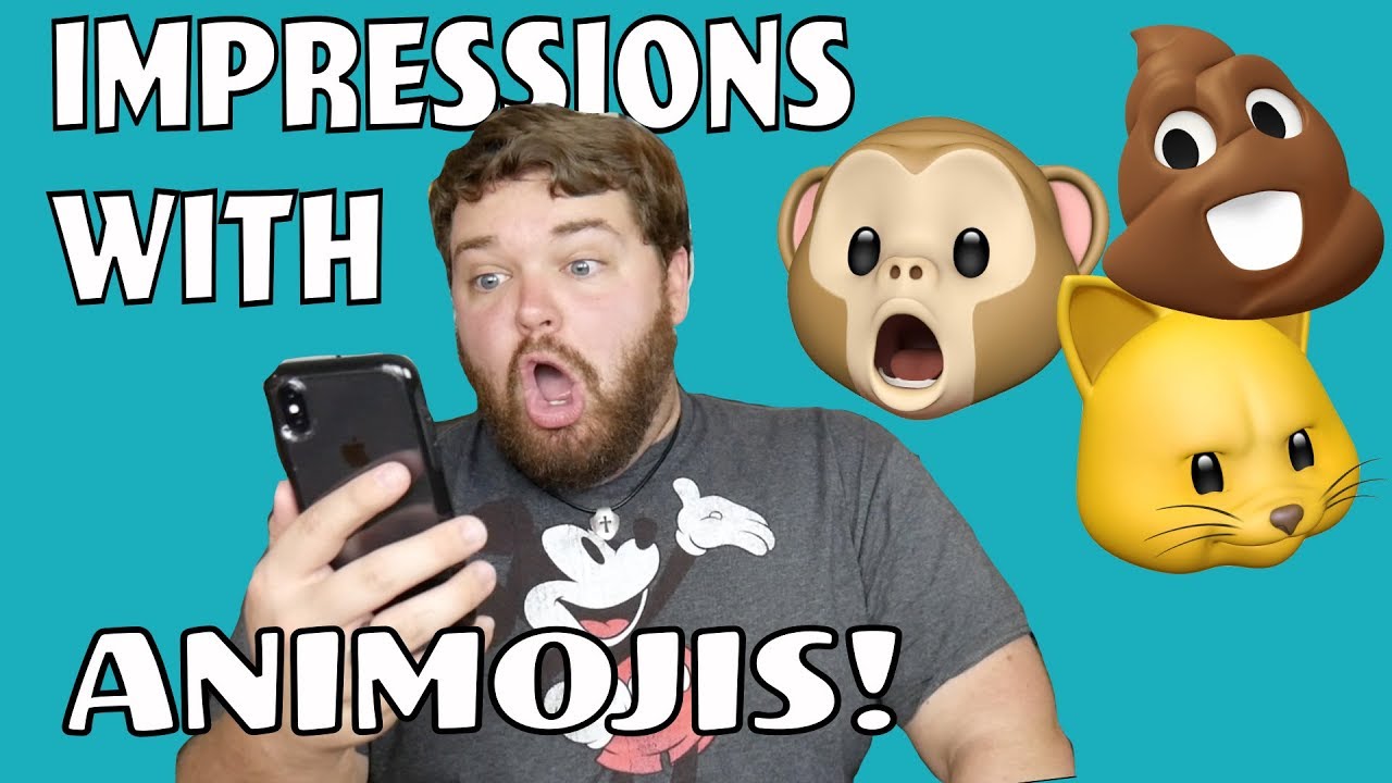 Doing Impressions with Animojis!