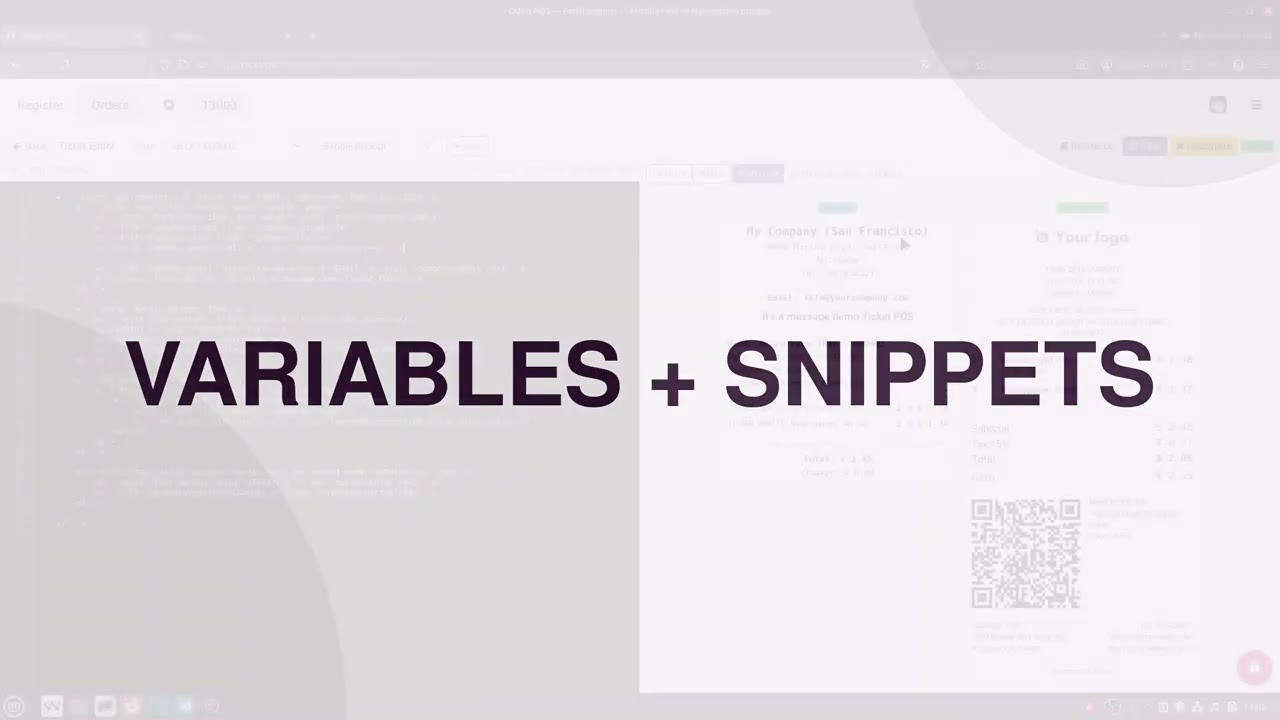 POS TICKET EDITOR - ODOO v19.0