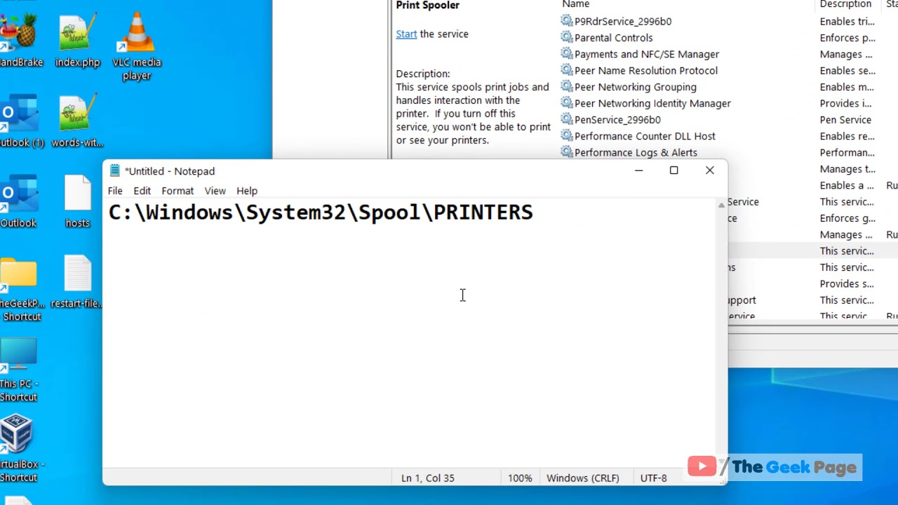 Clear Print Queue in Windows 11