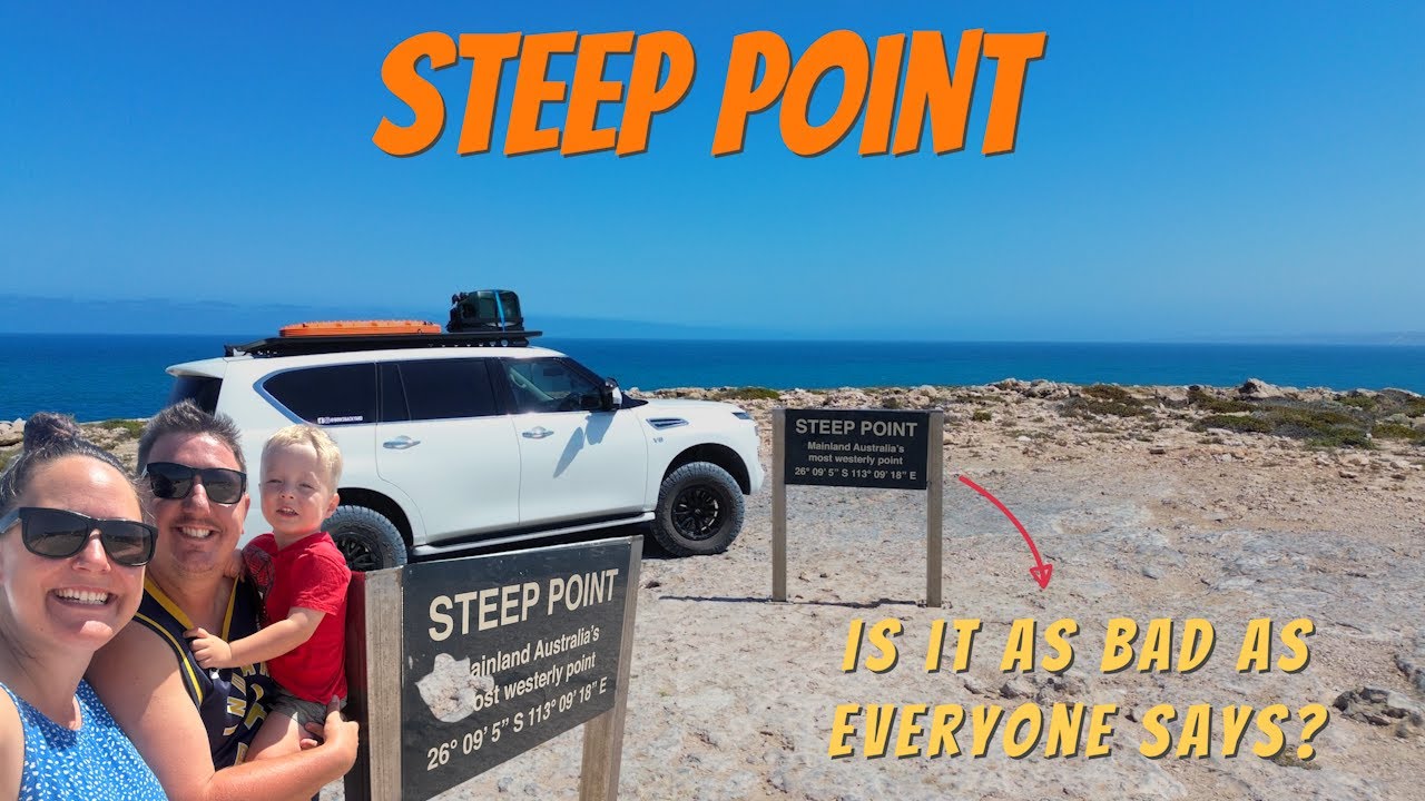 Steep Point Western Australia - Mainland Australia's most westerly point - 4WD track from Hamelin