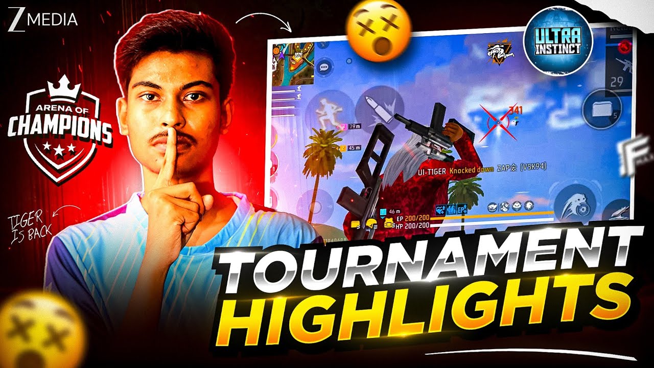 ZEE MEDIA AOC GRAND FINAL TOURNAMENT HIGHLIGHTS 🔥 INTENSE FIGHT POV 🗣️ | Ultra instinct | Tiger ff