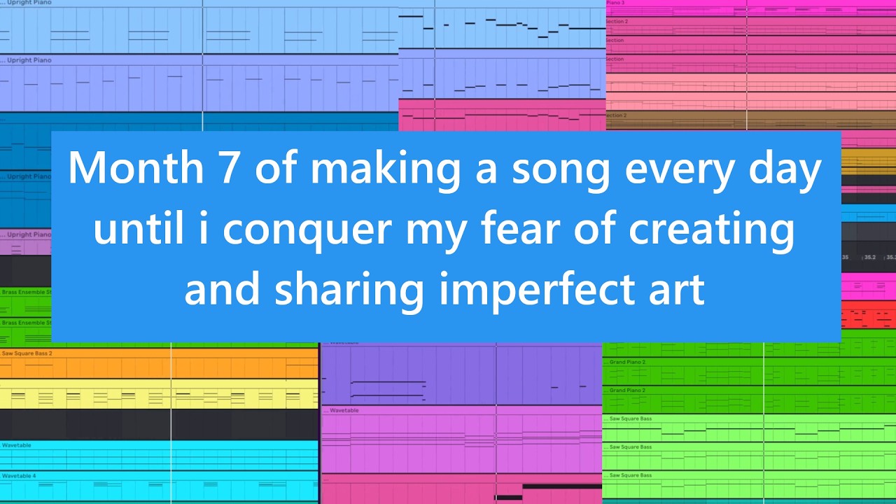 Days 185 - 215 of Making an Imperfect Song Every Day (January)