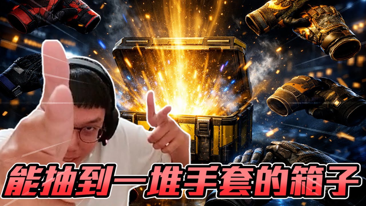能抽到一堆手套的箱子【🔫冠賢🔫 】 by 維尼 #csgo #cs2
