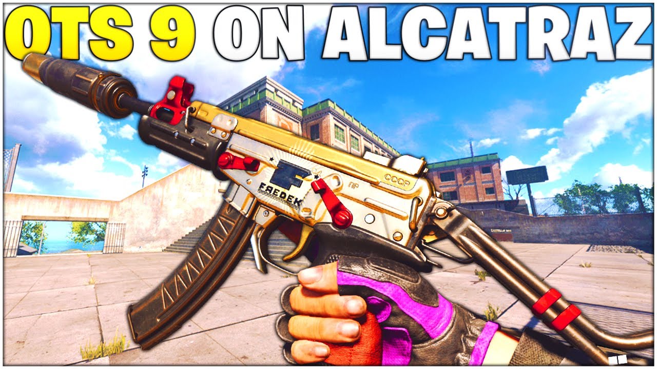 The *NEW* OTS 9 Is INSANE On Alcatraz - Is It Meta? *Best OTs 9 Setup* (Rebirth Island - Warzone)