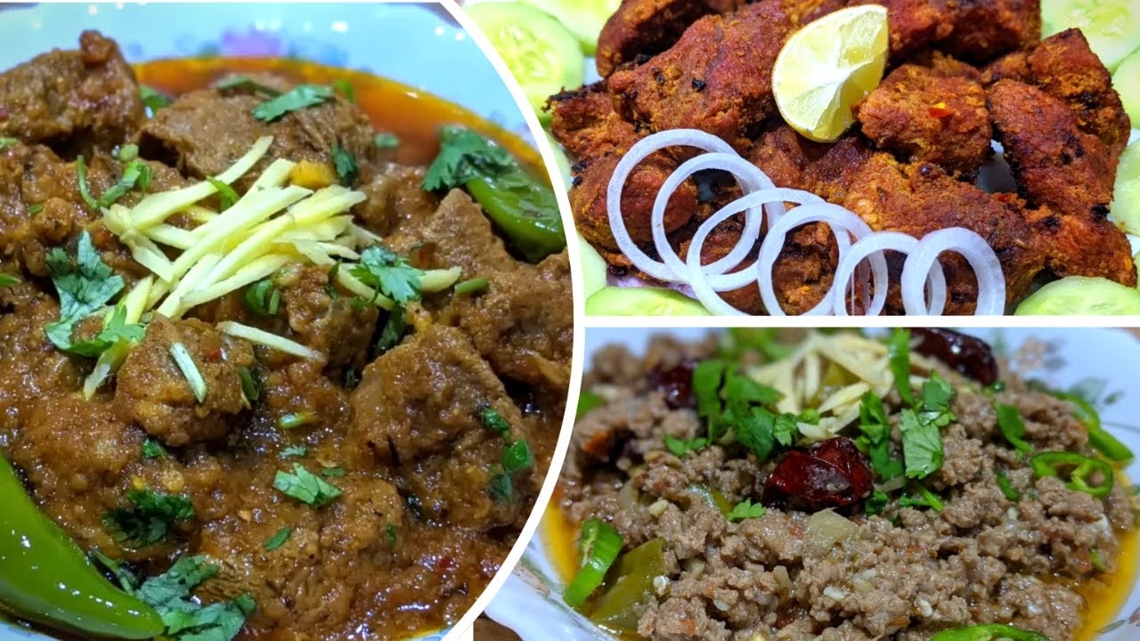 Delicious Beef Recipes For Bakra Eid l Beef Tikka Boti l Beef Karahi l Khara Masala Keema