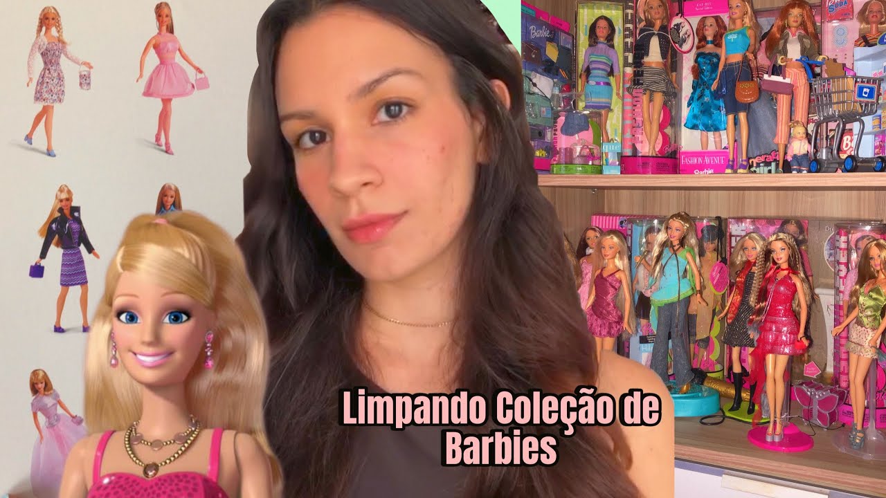 Limpando minha Coleção de Barbies + Comprinhas de Barbie