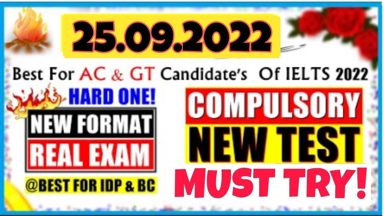 25 September 2022 : IELTS Listening Practice Test With Answers : New Test