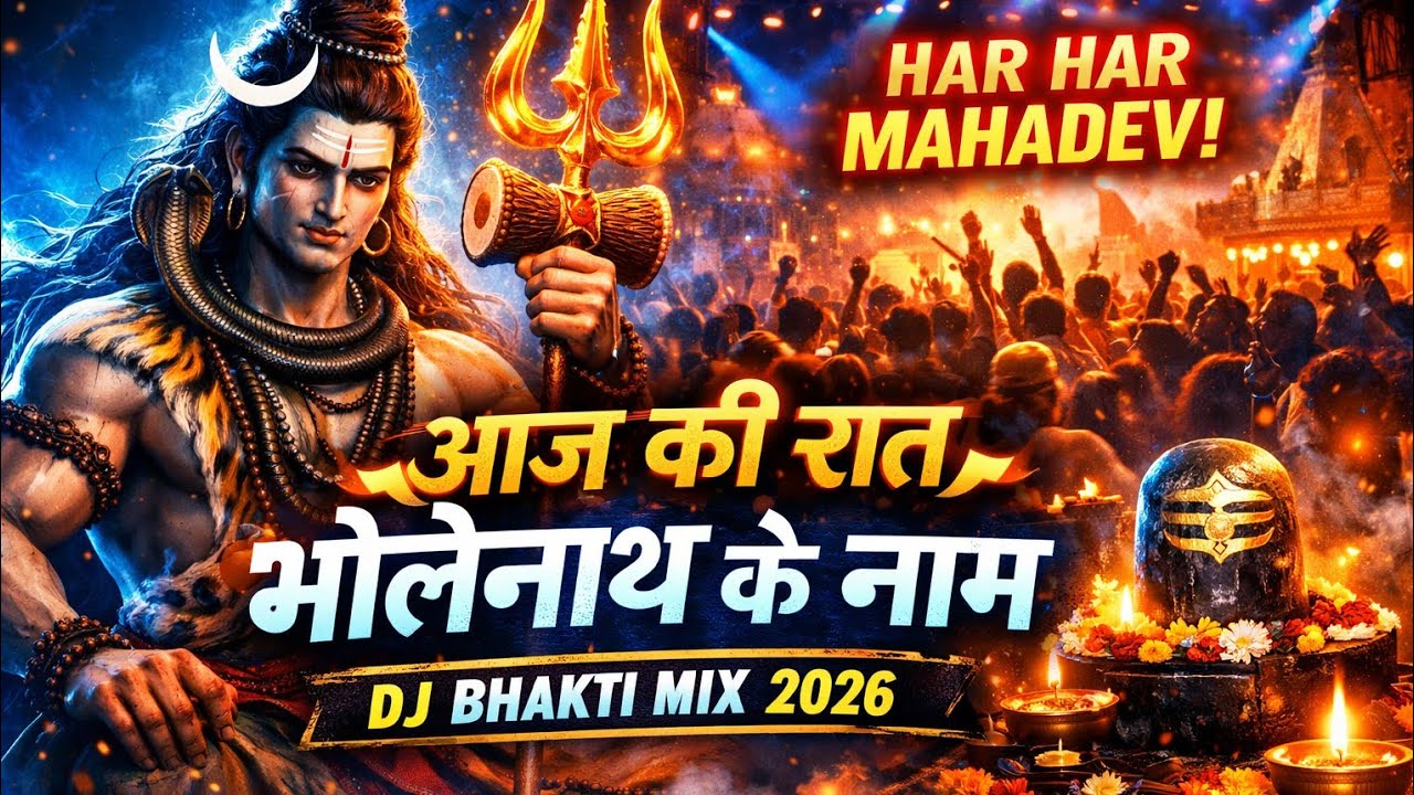 Aaj Ki Raat Bholenath Ke Naam | Har Har Mahadev DJ Bhakti Mix 2026 🔱🔥