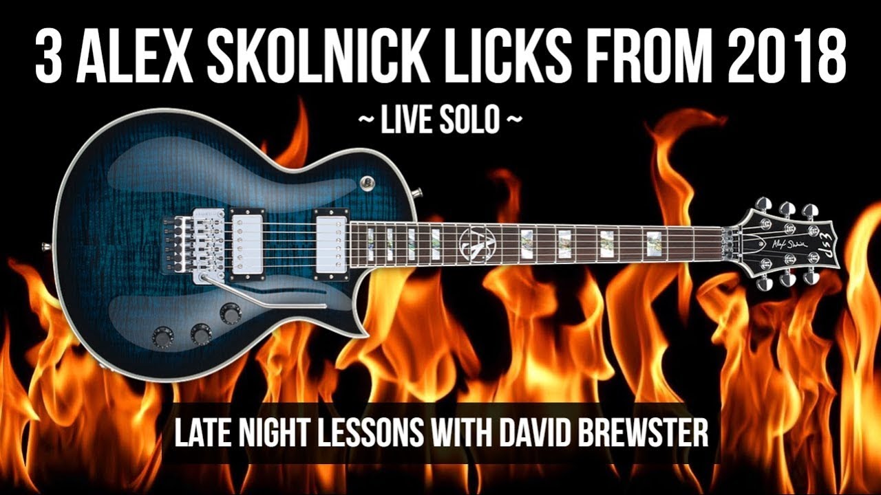 3 Alex Skolnick Licks From 2018