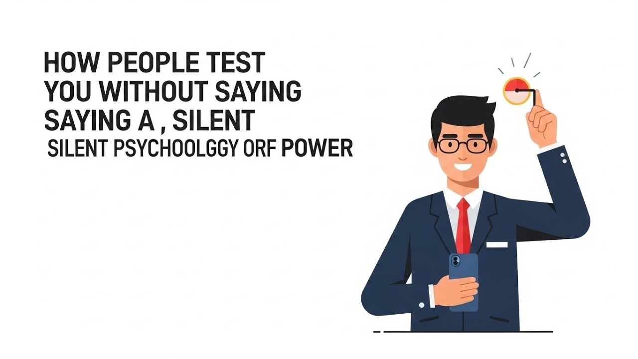 Silent Social Tests That Control Trust, Power, and Respect