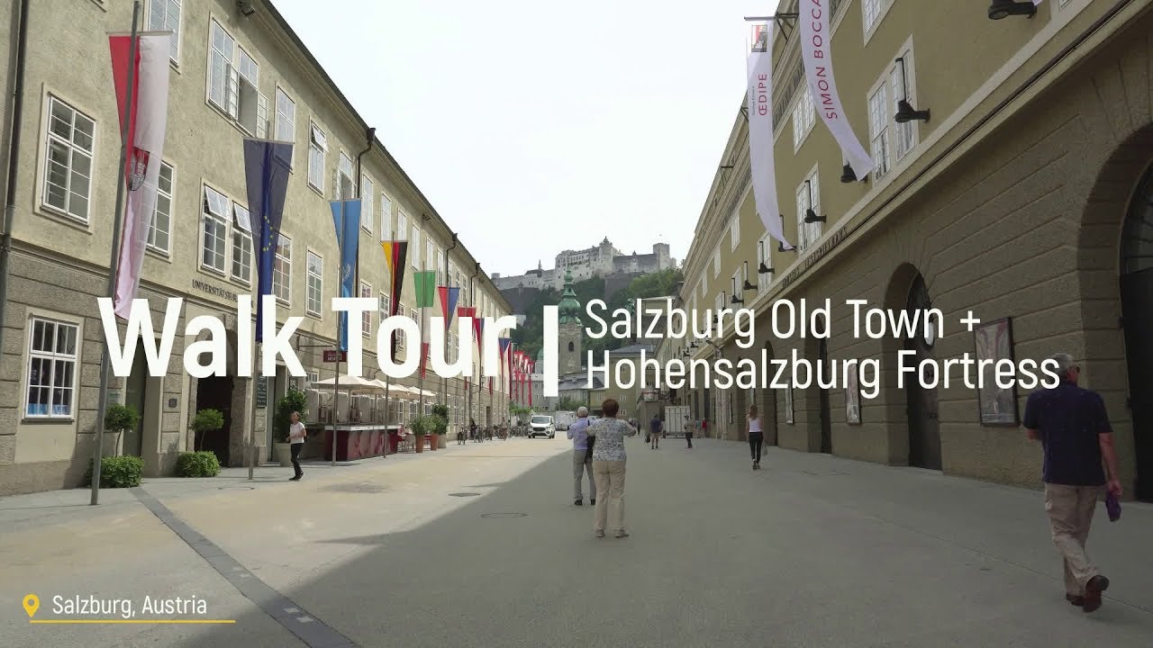 WALKING TOUR | Salzburg Old Town and  Hohensalzburg Fortress (Austria) | August 2019 | Iam_Pingkit