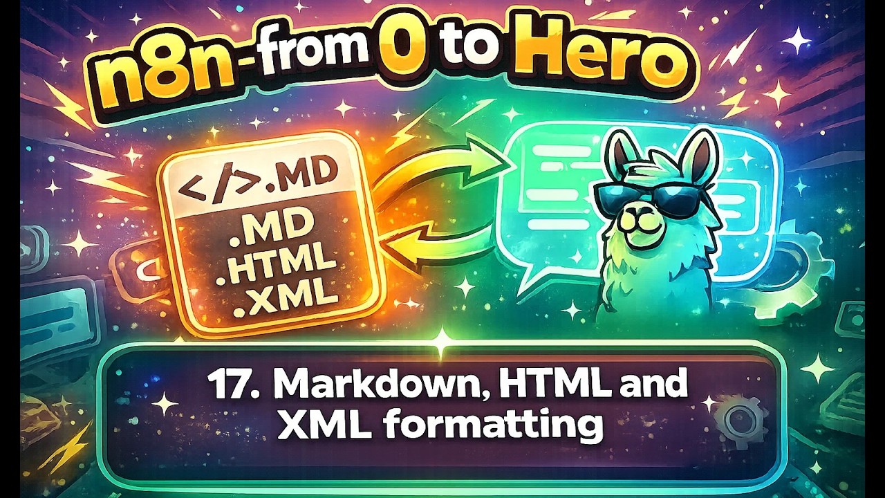 n8n - Markdown, HTML и XML