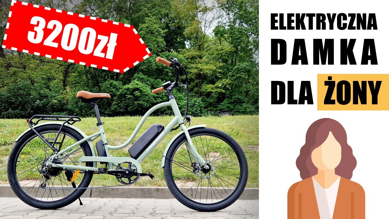 Rower Elektryczny dla Twojej Żony ❤️ Touroll B2