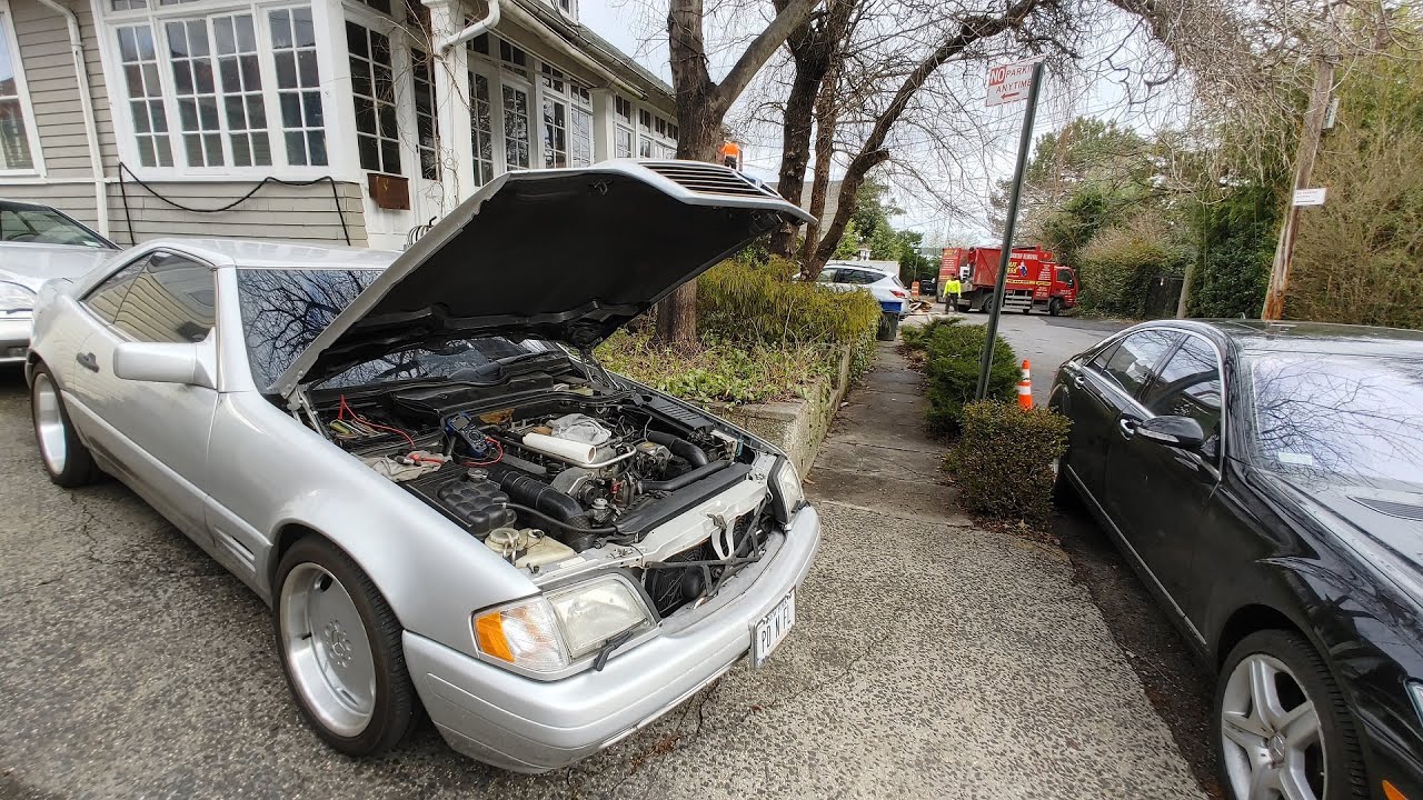 1996 Mercedes SL500. Stalling problem is gone. Overall look at the car