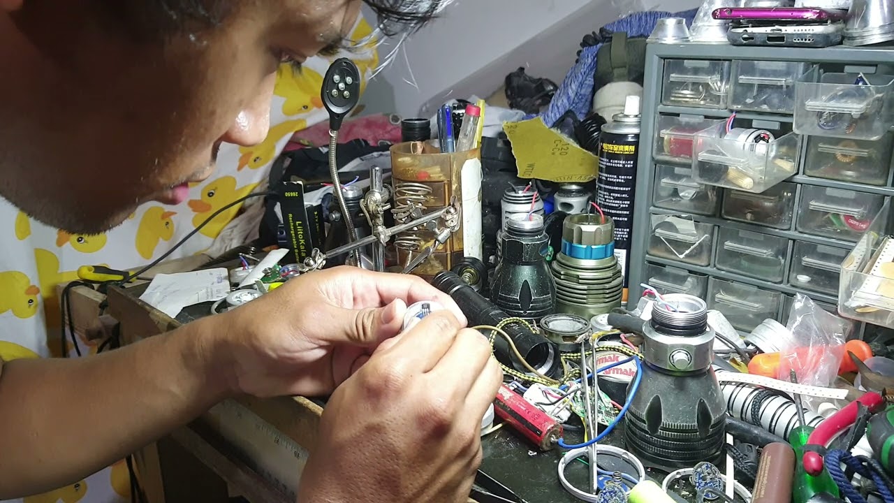 Repair Yupard diving flashlight