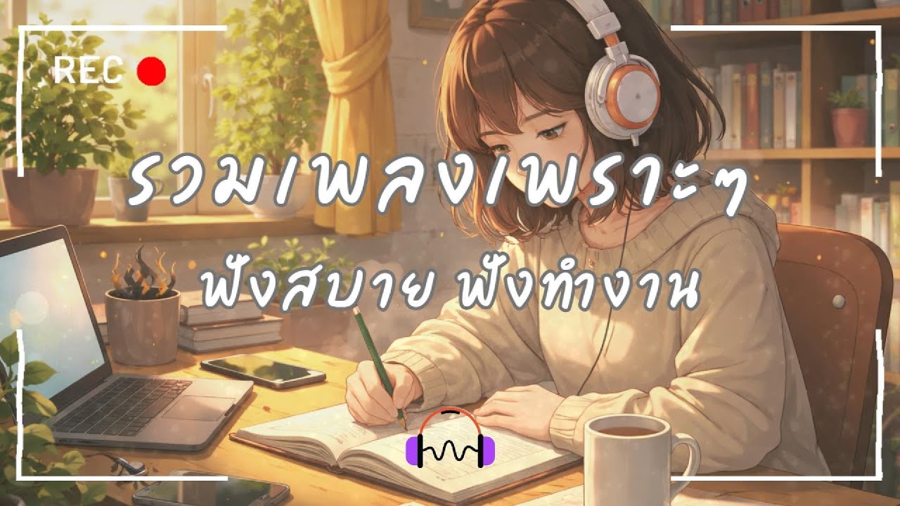 รวมเพลงเพราะๆ ฟังสบาย ฟังยาวๆ | Chill Music สำหรับอ่านหนังสือ ทำงาน โฟกัส