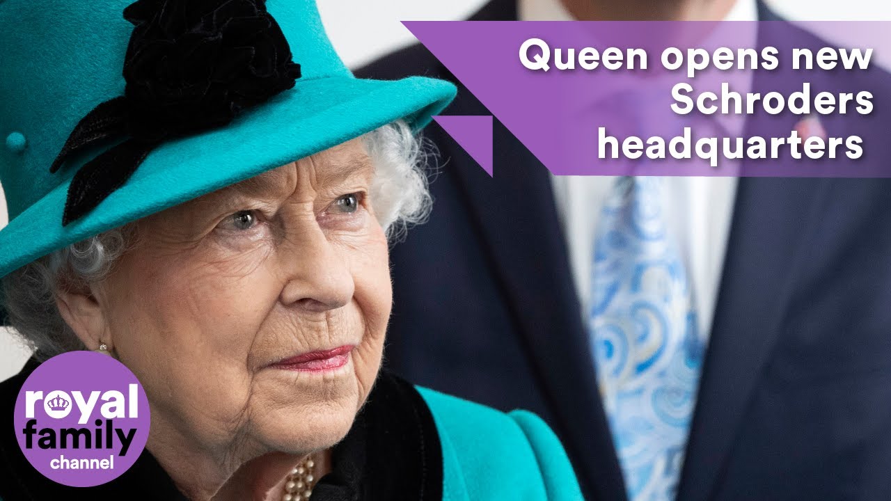Queen opens new Schroders headquarters in the City of London