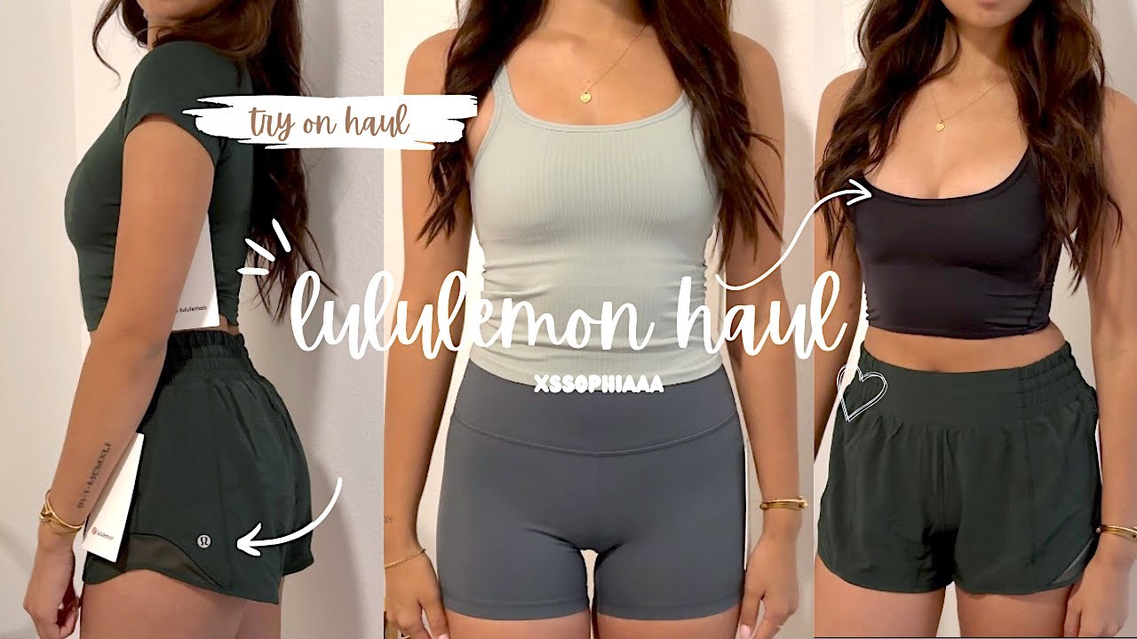 lululemon try on haul | xsophiaaa