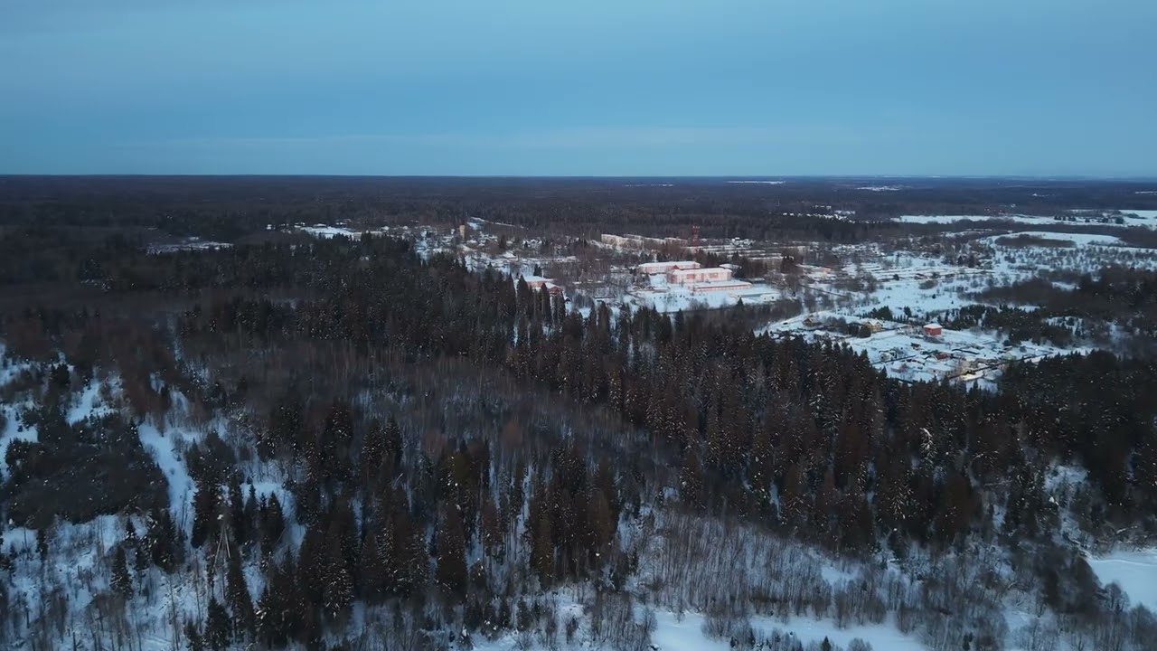 Закат в окрестностях поселка Нудоль