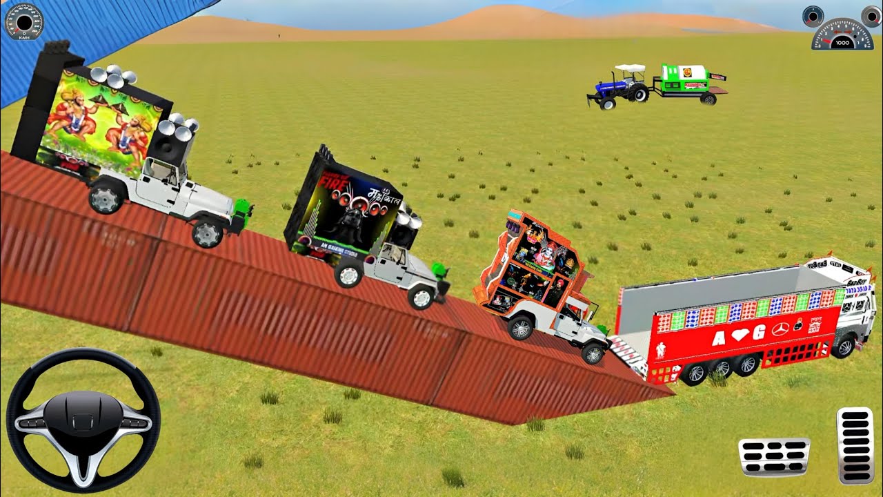 😱🛻🎮 Load three DJ Pickup on Big truck in game 😮🎮🚛