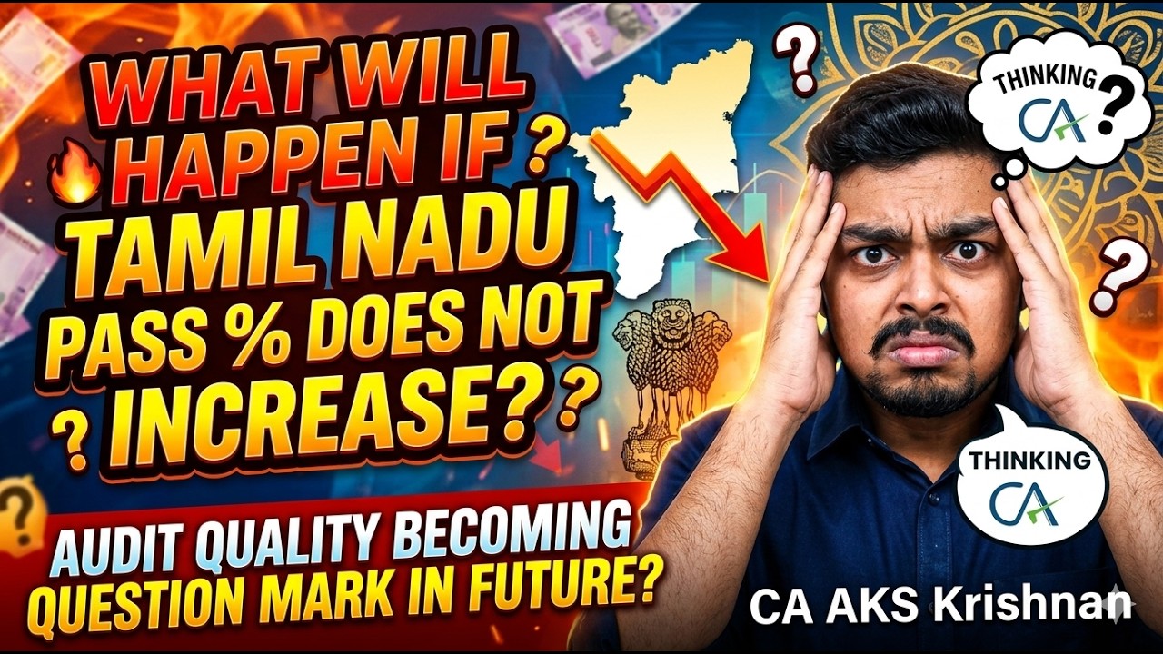 If ICAi not increases Pass Percentage what will happen Please watch this video and share