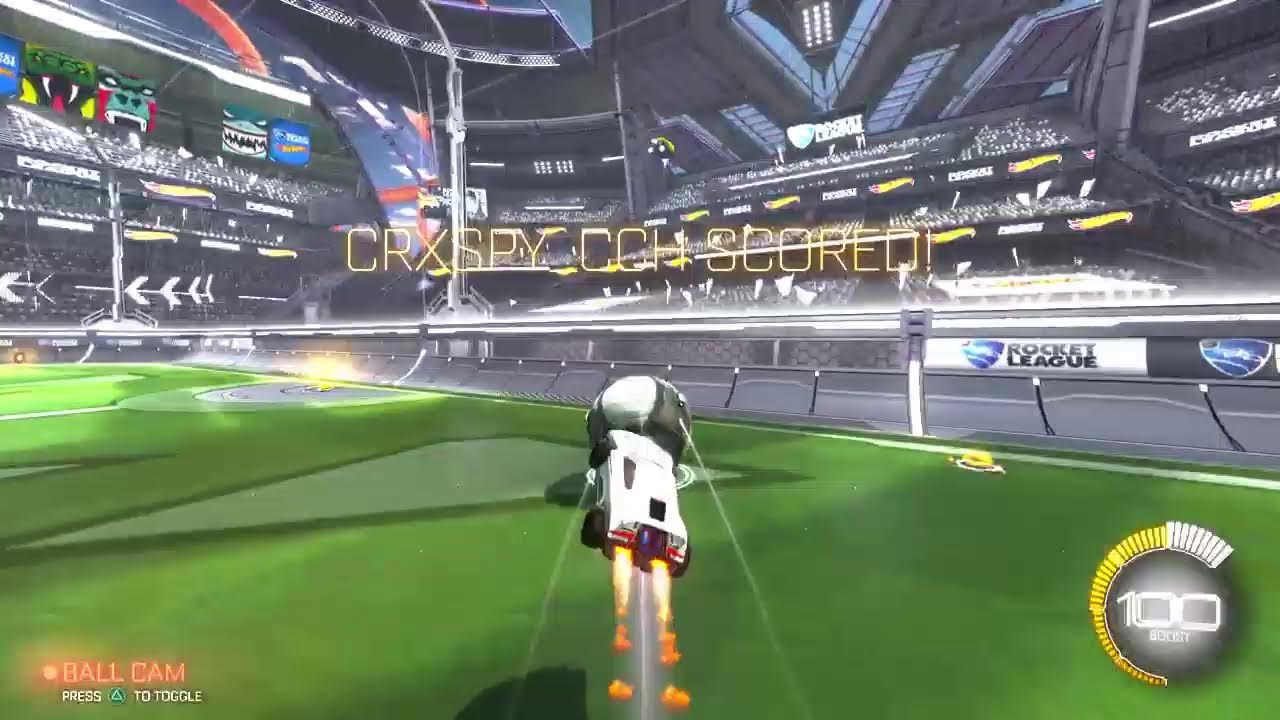Playing 2s rocket league