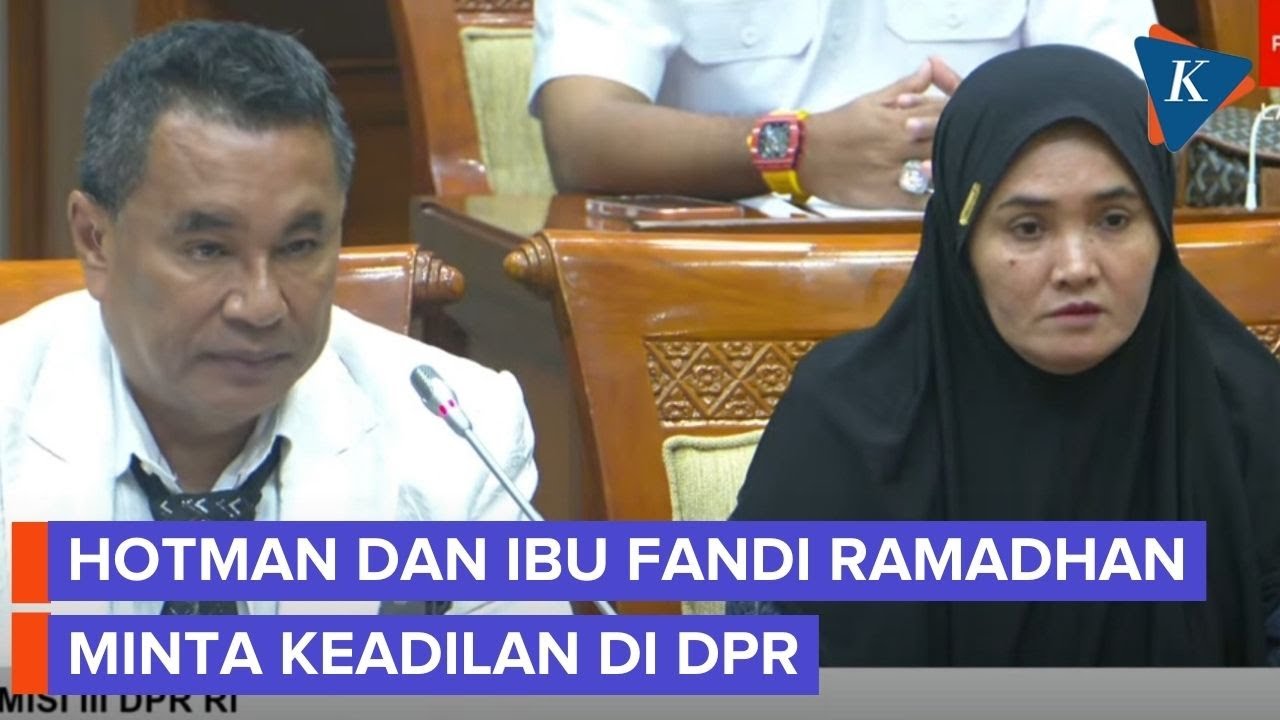 Hotman Paris Dampingi Ibu ABK Fandi yang Dituntut Mati, Minta Keadilan di DPR