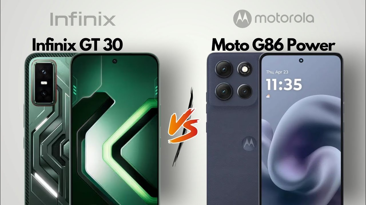 Infinix GT 30 5G+ vs Moto G86 Power | Full Comparison & Camera Test | Same Processor Mid-Range Phone