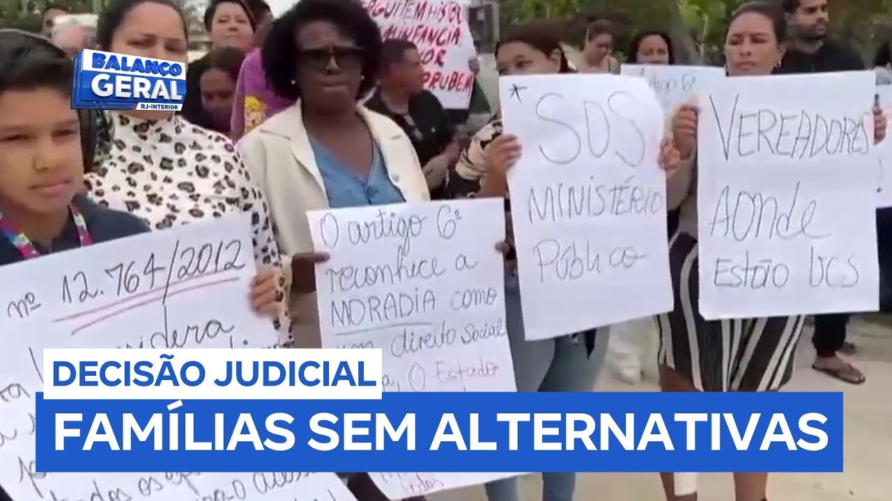 Moradores de bairro em Arraial do Cabo (RJ) estão indignados com a demolição de 400 casas